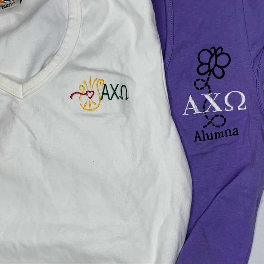 Sorority San Diego Chapter Alpha Chi Omega tees - Picture 5 of 5